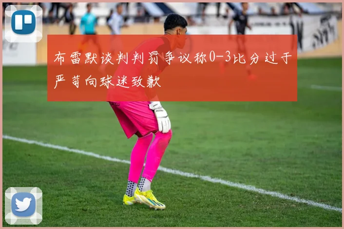 布雷默谈判判罚争议称0-3比分过于严苛向球迷致歉